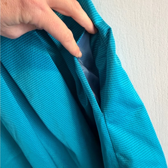 Vintage Moschino Blue Halter Dress sweetheart fit flare sz 4 w pockets - Picture 4 of 10